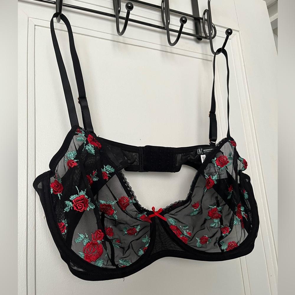 INC floral bra
